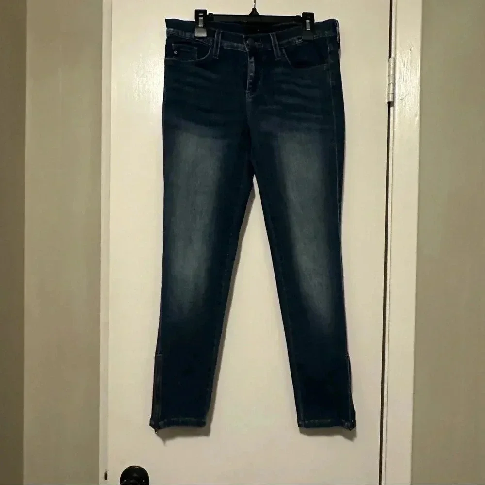 Kancan Low Rise Skinny Stretch Cropped Jean zipper ankle size 27 - Picture 3 of 11
